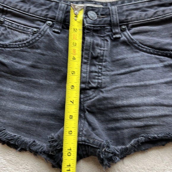 Free People Uptown Black Denim Shorts - Picture 10 of 12